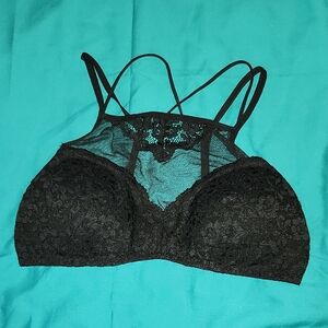 Chic Elegant Black Lace Bra